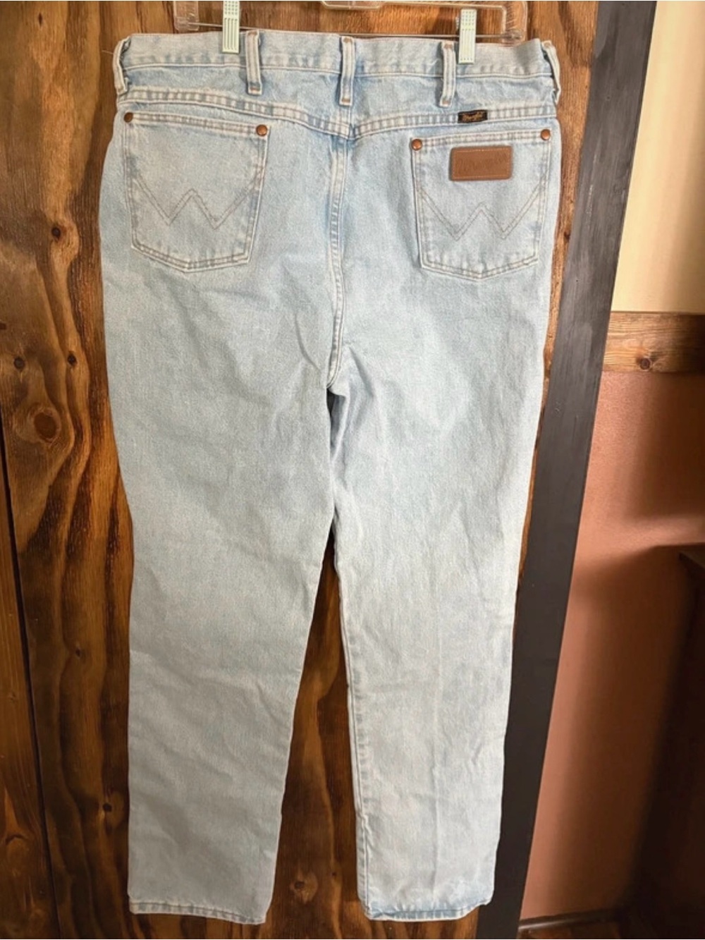 Vintage Wrangler Light Blue Bootcut Men's Jeans Cowboy Cut